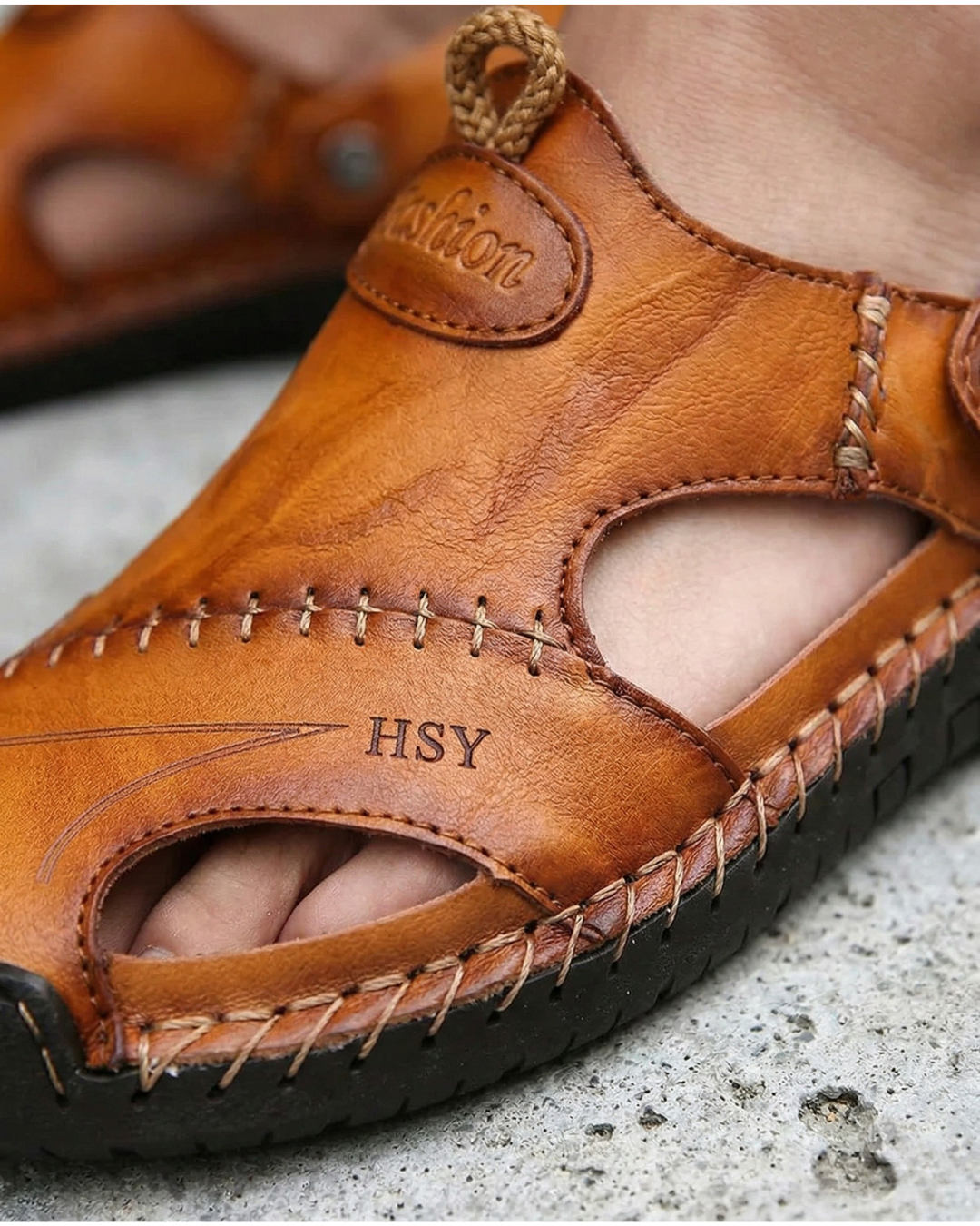 Sandales Orthopédiques en Cuir • Modeline