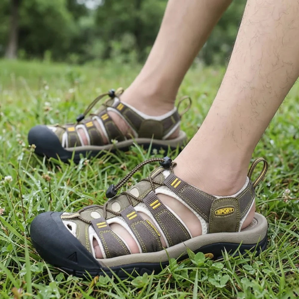 Sandales de confort tout-terrain pour hommes • OrthoStride™