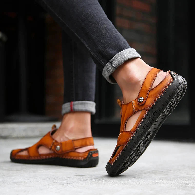 Sandales Orthopédiques en Cuir • Modeline