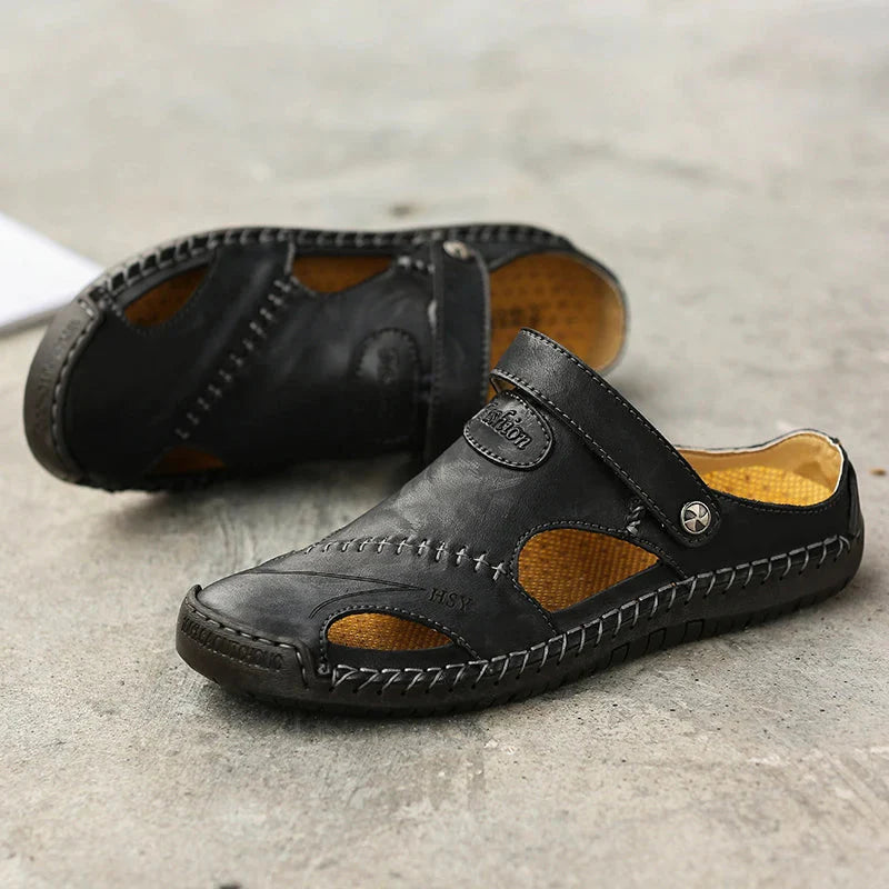 Sandales Orthopédiques en Cuir • Modeline