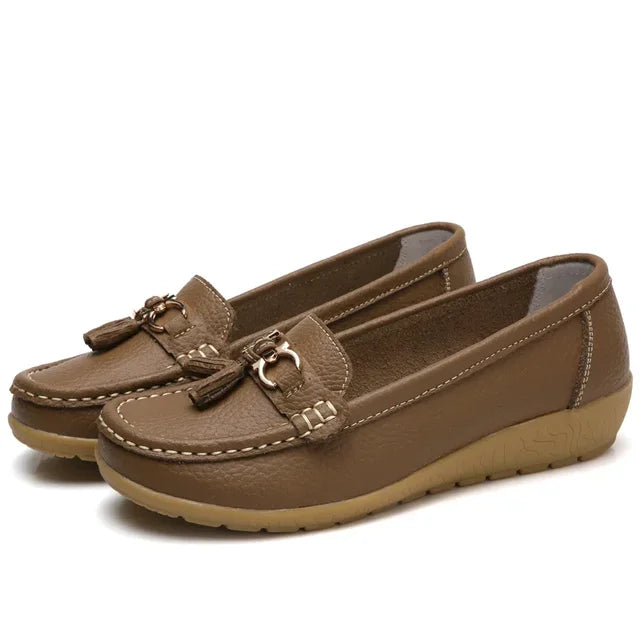 1 ACHETÉ = 1 OFFERT: ORTHOMOC™ • Mocassins Orthopédiques en Cuir pour Femme