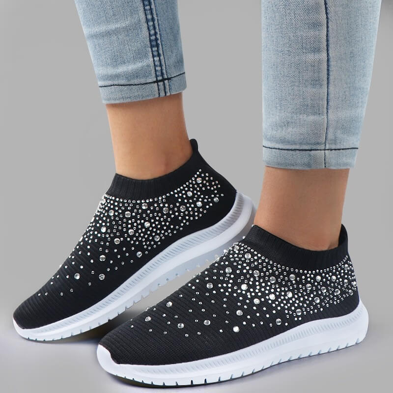 Baskets Femme Strass Palomin Modeline