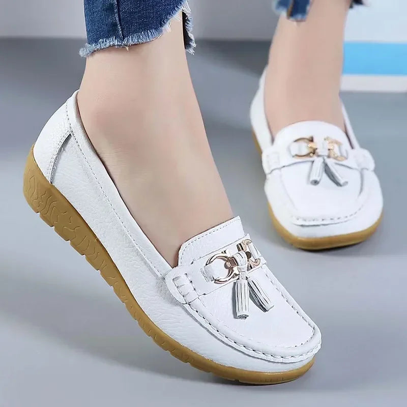 1 ACHETÉ = 1 OFFERT: ORTHOMOC™ • Mocassins Orthopédiques en Cuir pour Femme