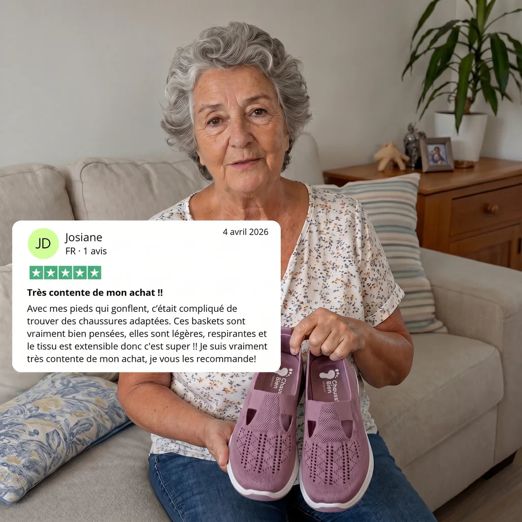 ErgoStepia™ • Baskets à confort orthopédique pour femme