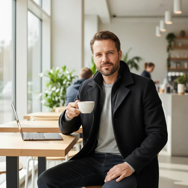 Peaky™ • Manteau deux pièces pour homme : style et chaleur au quotidien