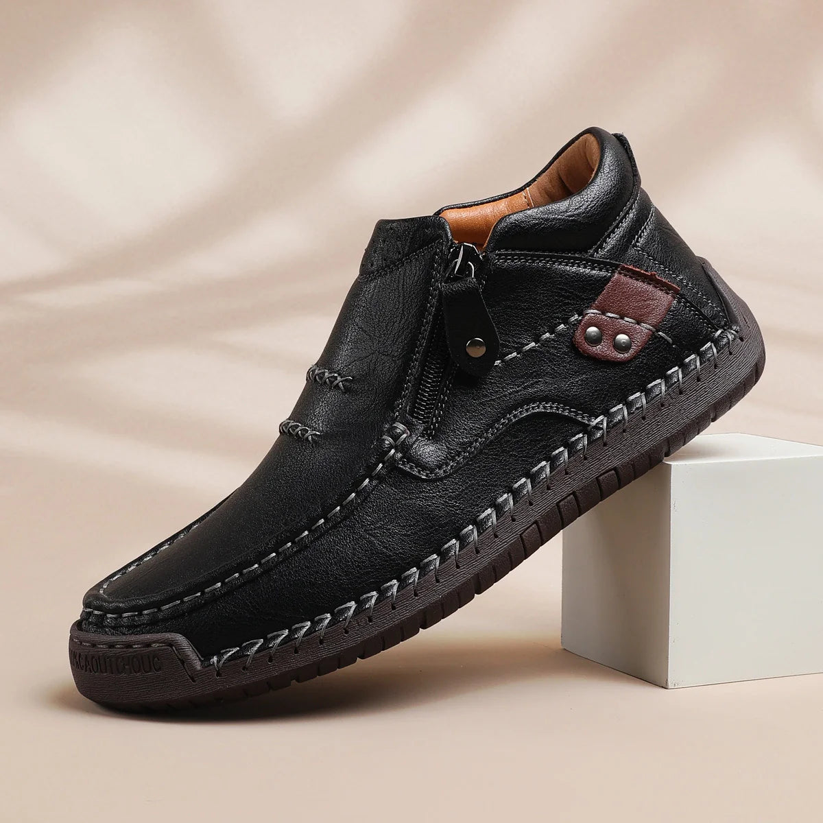 Barton™ • Chaussures en cuir faites à la main, alliant confort et caractère