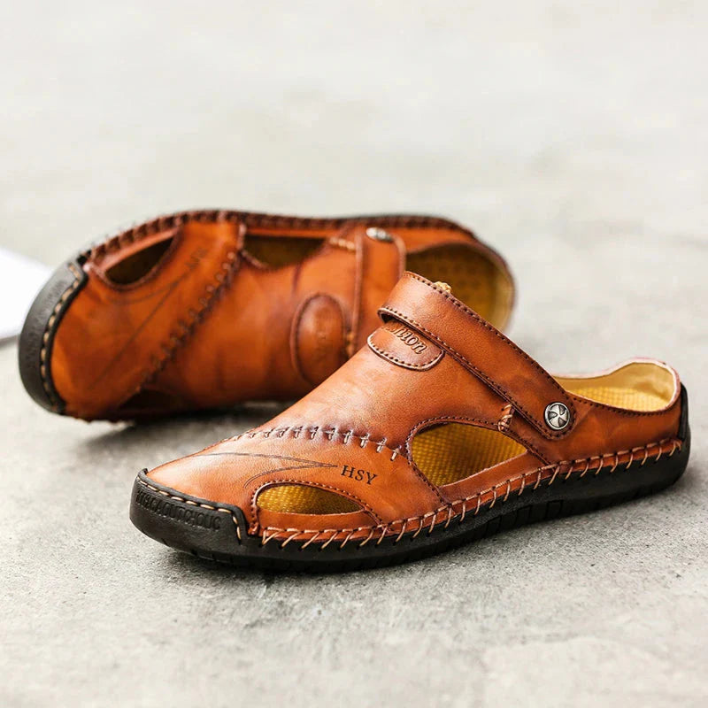 Sandales Orthopédiques en Cuir • Modeline