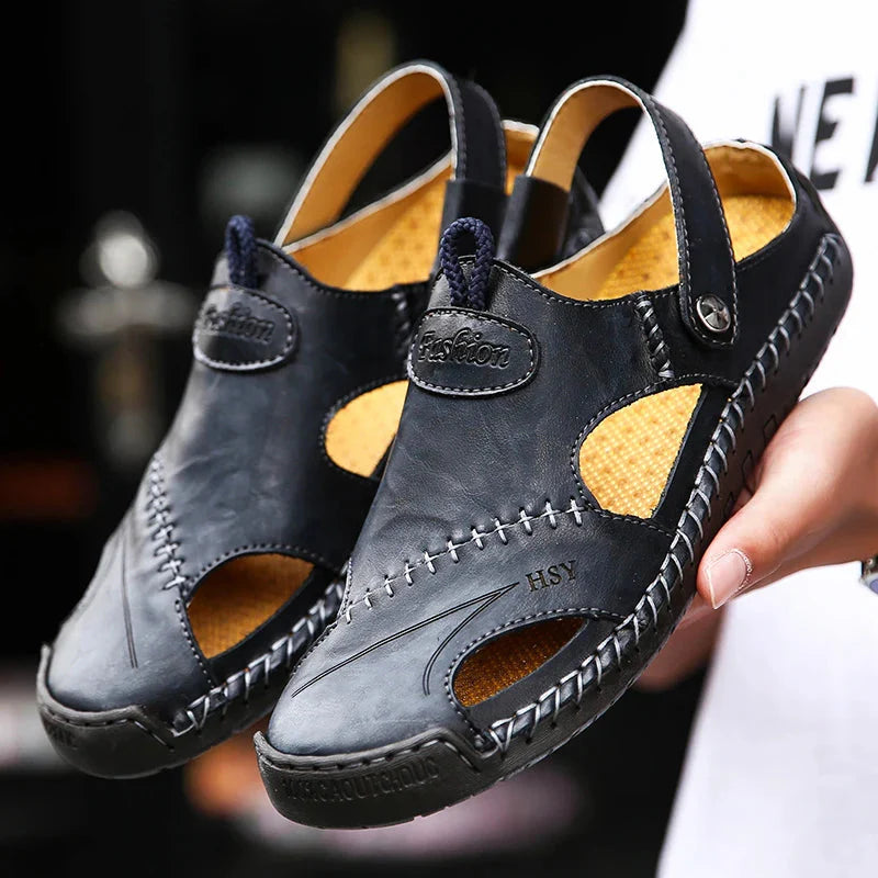 Sandales Orthopédiques en Cuir • Modeline