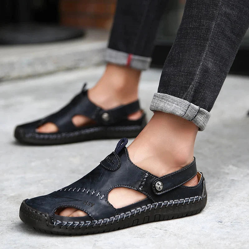 Sandales Orthopédiques en Cuir • Modeline