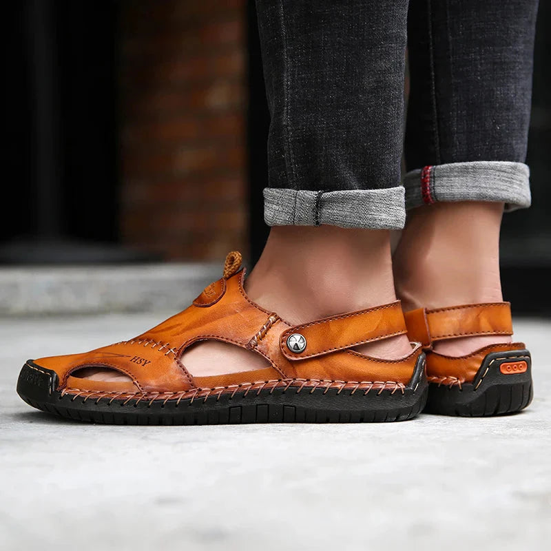 Sandales Orthopédiques en Cuir • Modeline